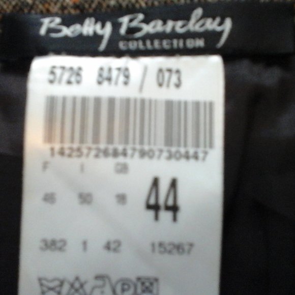 Betty Barclay Brown Wool Skirt, UK18 - Picture 7 of 7